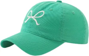 Bow-Tie Baseball Cap for Women Fashion Sun Hats for Women Trucker Hat Y2k Sun Cap Visor Cap Hiking Travel Trendy 2025