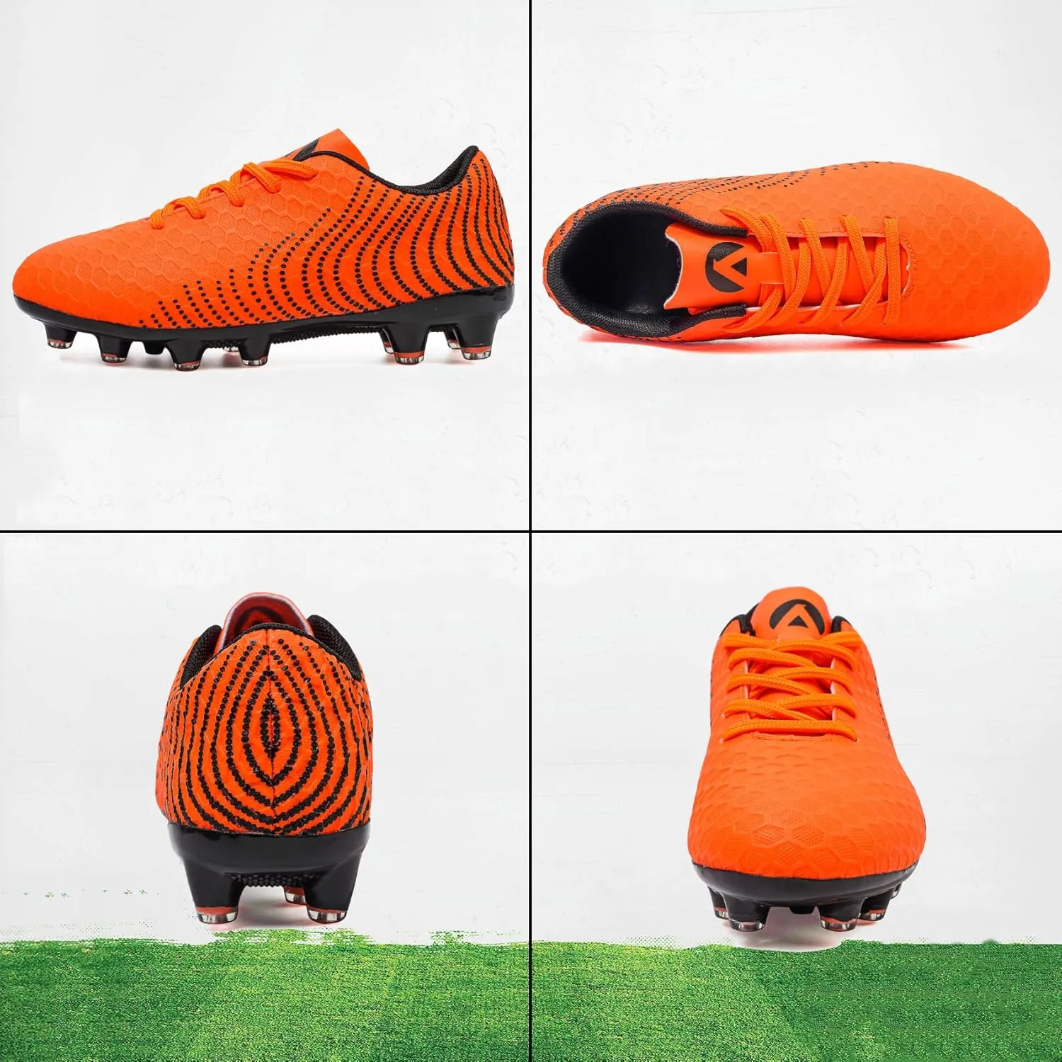 Boys Girls Soccer Cleats Kids Youth Firm Groud Soccer Shoes Athletic Outdoor Trainning Football Shoes Cleats