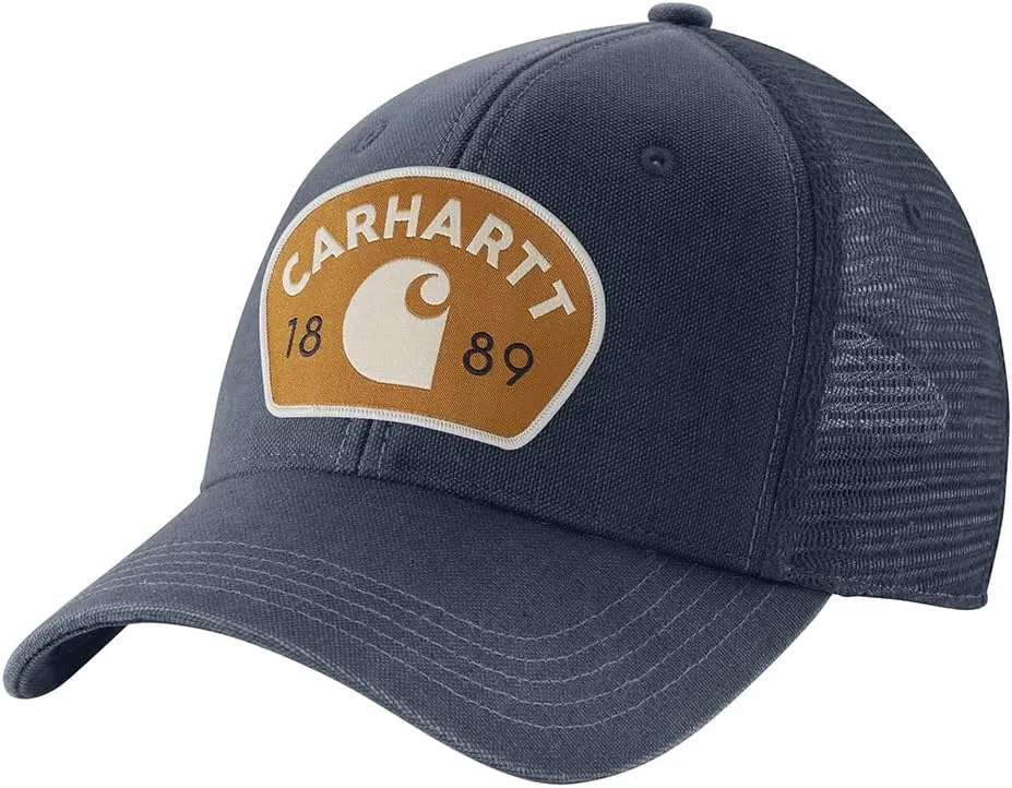 Carhartt Men's 106743 Canvas Mesh-Back 1889 Patch Cap