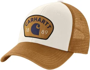 Carhartt Men's 106743 Canvas Mesh-Back 1889 Patch Cap