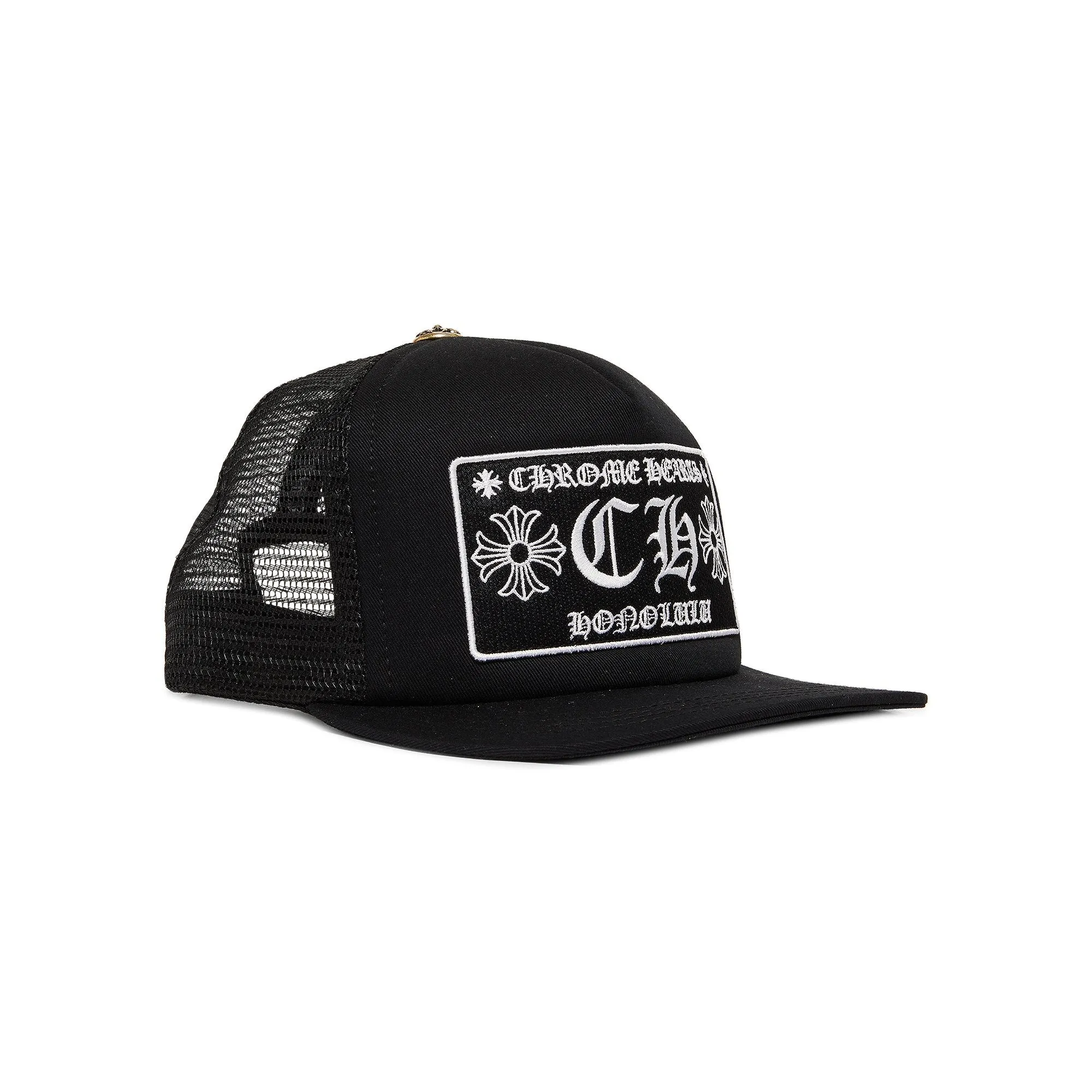 Chrome Hearts Honolulu Trucker Cap, Black
