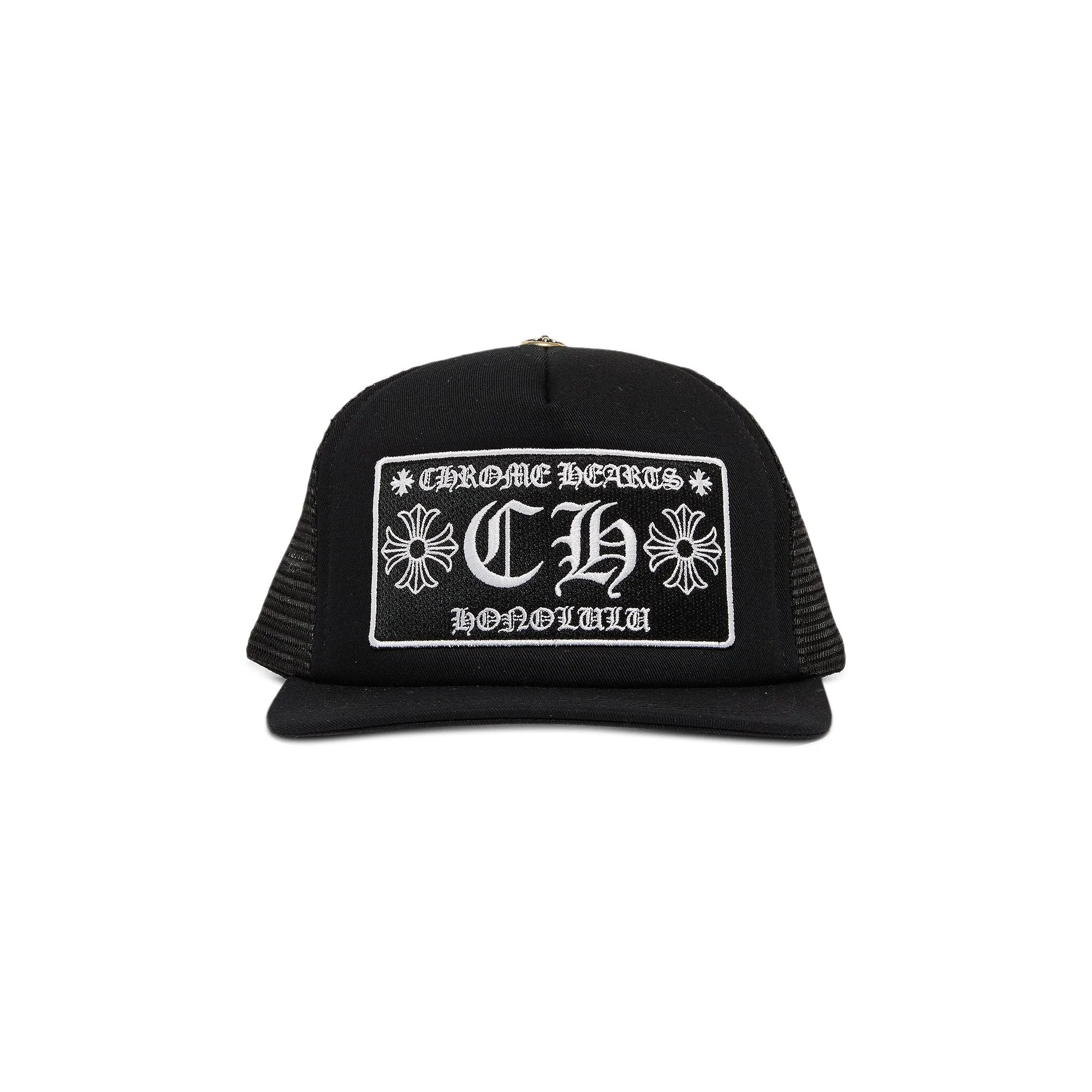 Chrome Hearts Honolulu Trucker Cap, Black