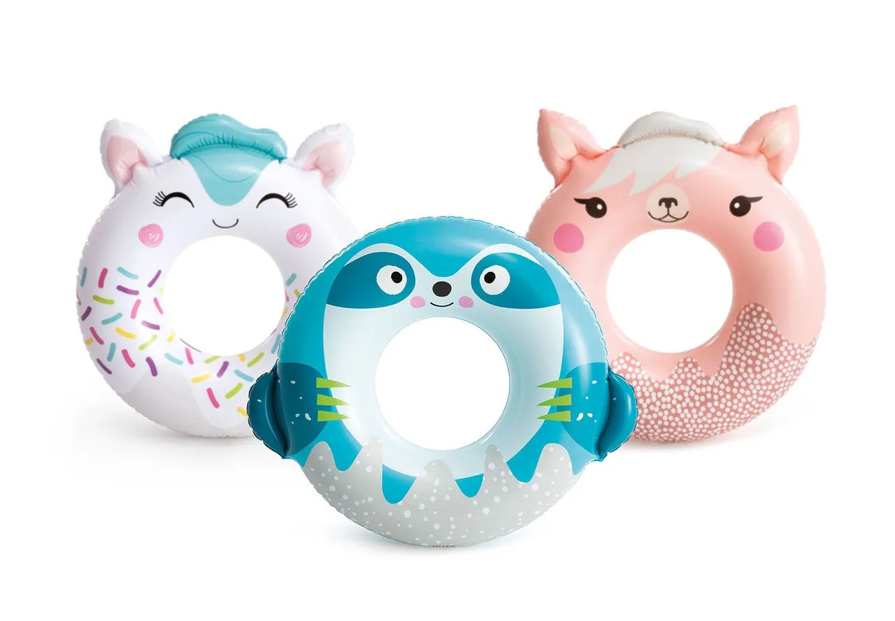 Intex Cute Animal Tubes, Ages 8 