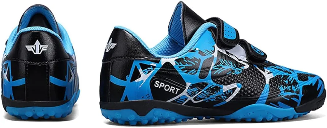 Kids Firm Ground Soccer Cleats for Boys Girls Outdoor Athletic Turf Shoes Indoor Football Trainning Sneakers