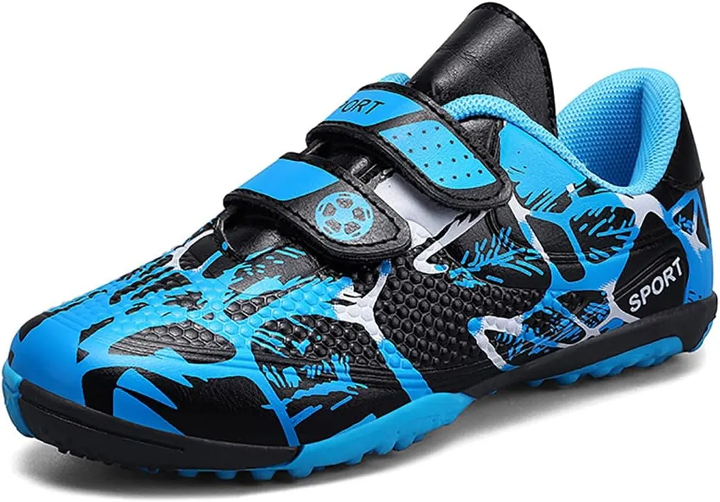 Kids Firm Ground Soccer Cleats for Boys Girls Outdoor Athletic Turf Shoes Indoor Football Trainning Sneakers