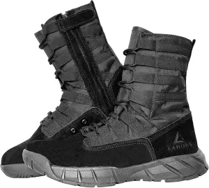 Lightweight Military Tactical Combat Boots Men Outdoor Hiking Desert Army Boots Breathable Male Jungle Shoes Man Side Zipper