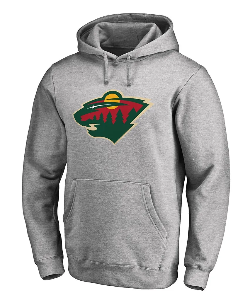 MINNESOTA WILD FANATICS MEN'S PRIMARY LOGO HOODIE