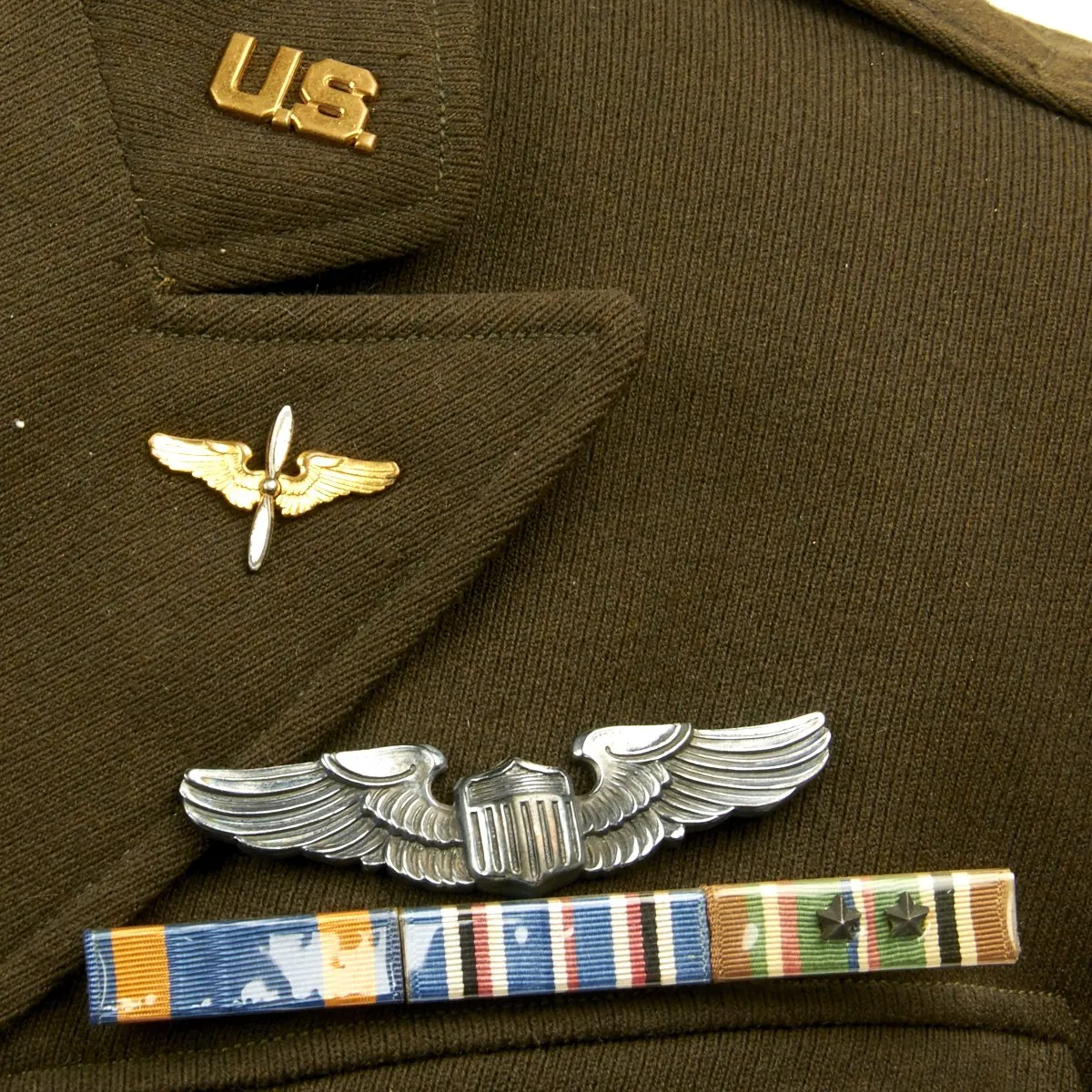 Original U.S. WWII B-24 Pilot 445th Bomb Group Actor Jimmy Stewarts Deputy Lead Grouping