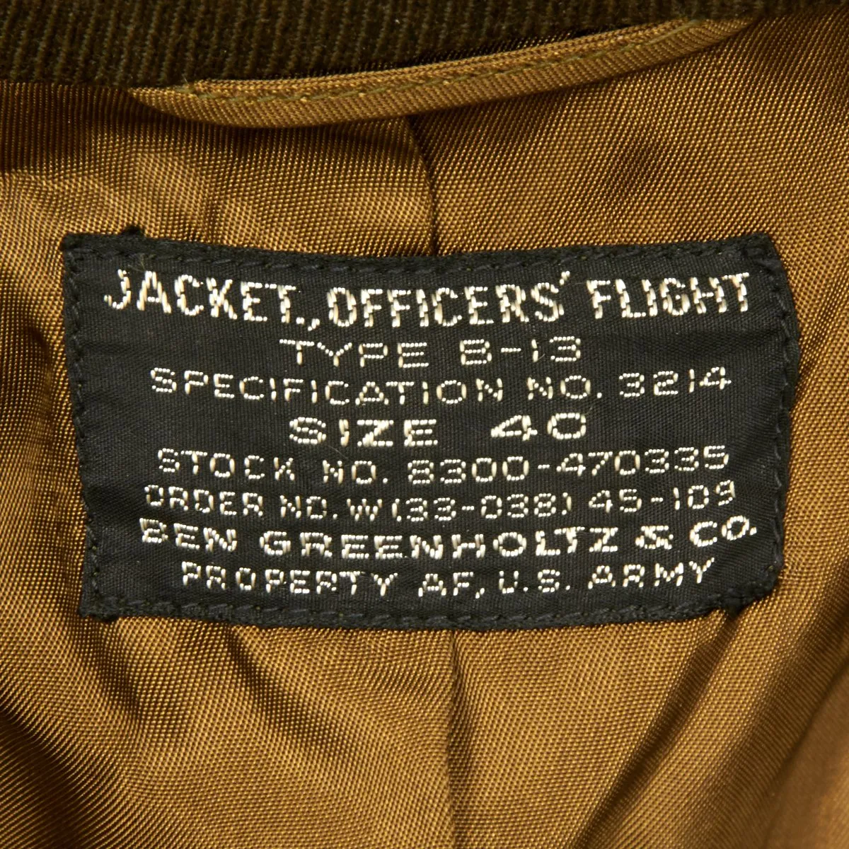 Original U.S. WWII B-24 Pilot 445th Bomb Group Actor Jimmy Stewarts Deputy Lead Grouping