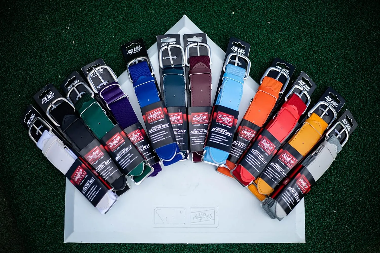 Rawlings | Elastic Game Day Belt | Baseball/Softball | Adult/Youth | Multiple Colors
