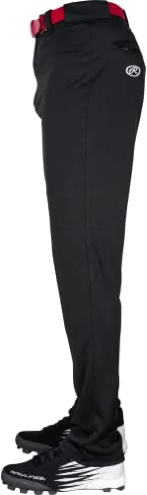 Rawlings Semi-Relaxed Full Length Baseball Pant | Solid & Piped Options | Adult Sizes | Multiple Colors