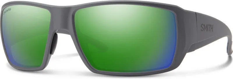 Smith Optics Guides Choice XL - Matte Cement ChromaPop Glass Green Mirror