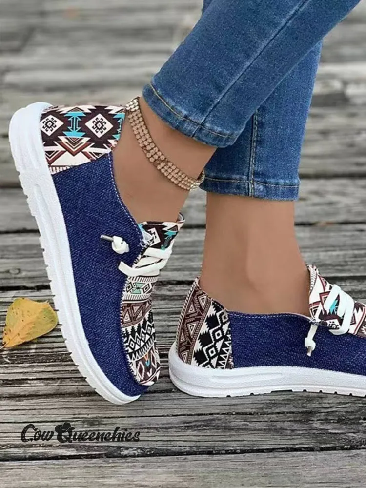 Tribal Pattern Canvas Shoes