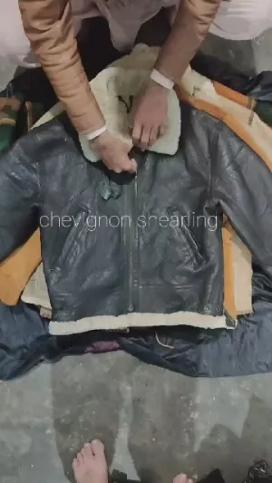 Vintage leather men jackets - 9 pieces
